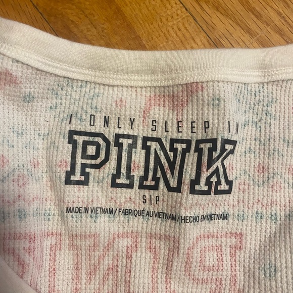 VS Pink 3 piece pajama set - Picture 3 of 7